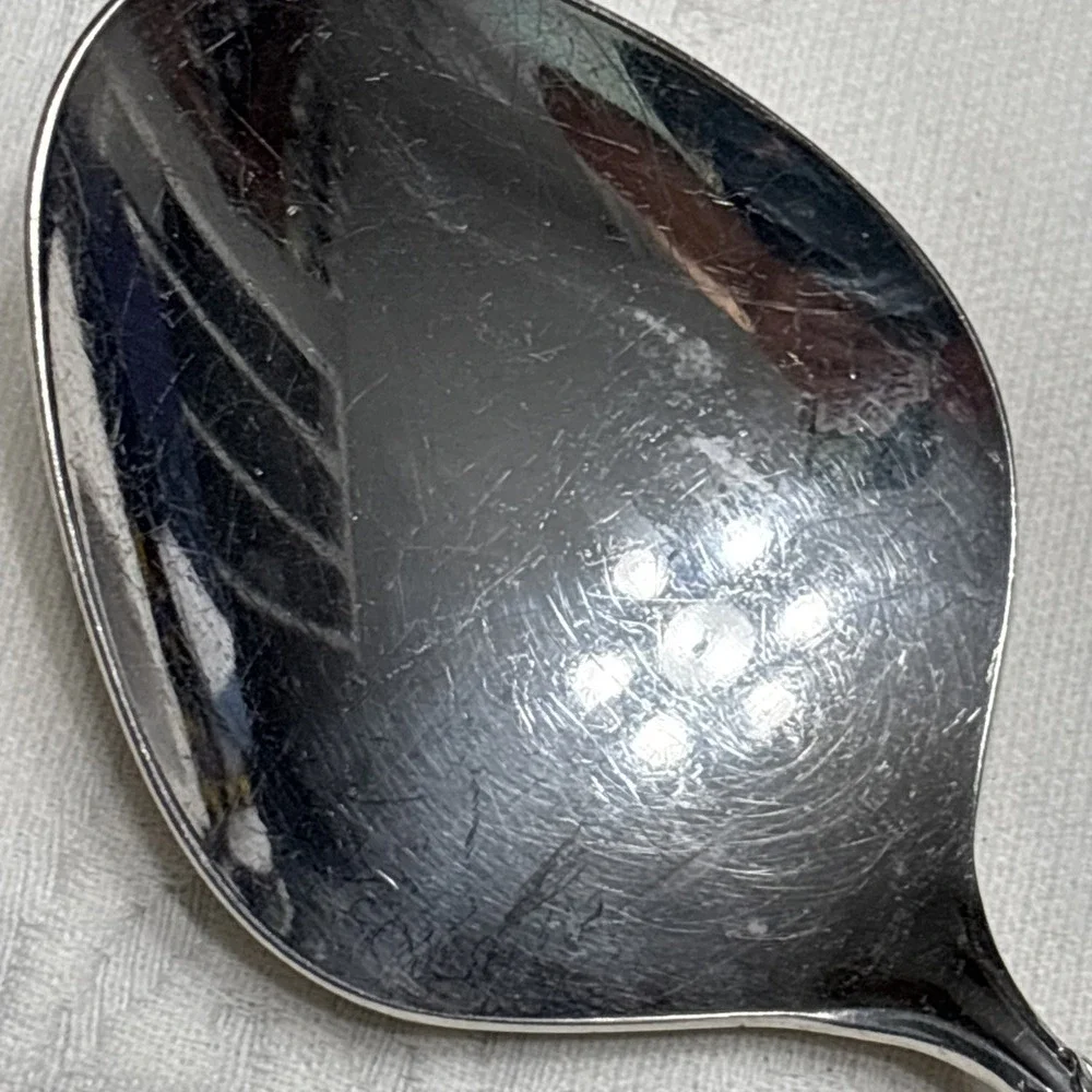 1965 GARLAND 1847 Rogers Bros IS Serving  Casserole Spoon Silver Plate Flatware